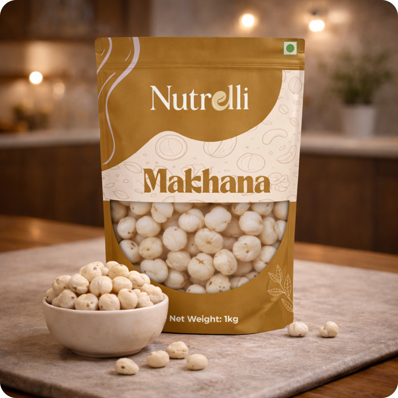 Healthy Makhana 1 Kg Pack