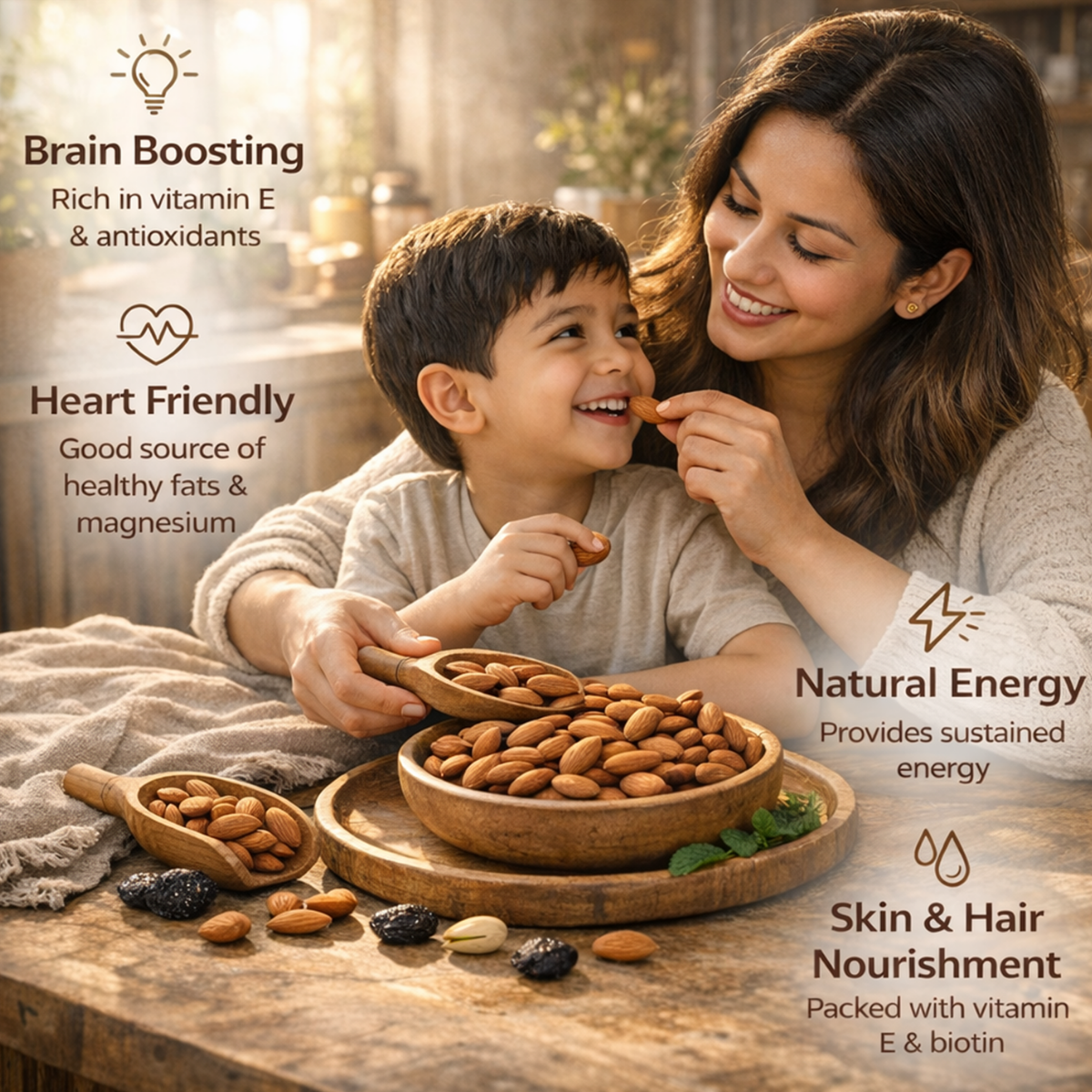 Nutrelli Premium Classic Almonds (1KG)