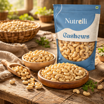 Nutrelli Premium Whole Cashews (1KG)