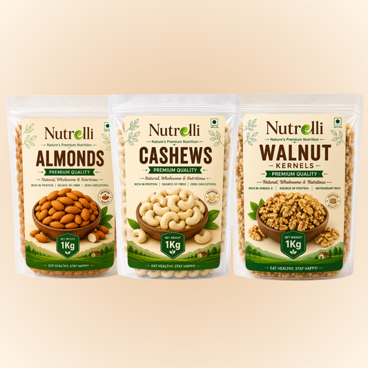 Combo Of 3 Kg (Almond, Cashews & Pistachios)