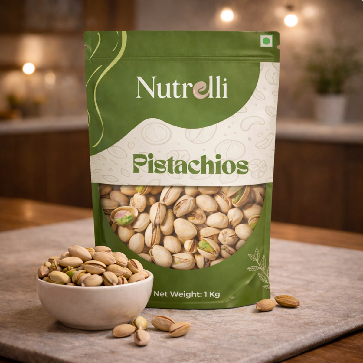 Nutrelli Premium California Pistachios (1KG)