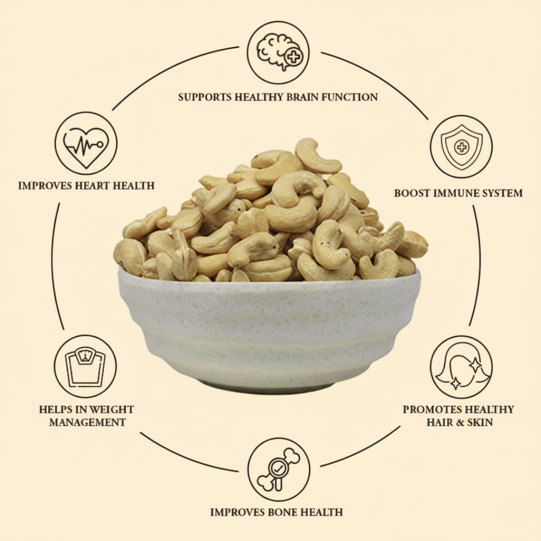 Whole Cashews 1 Kg Pack