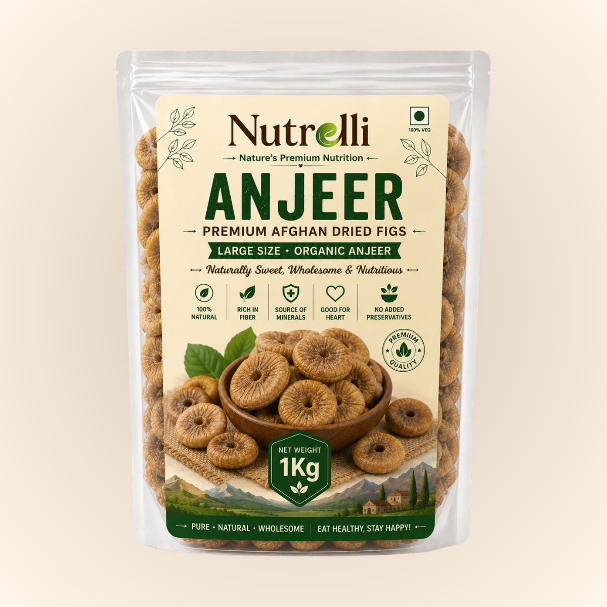 Dried Figs  1 Kg Pack