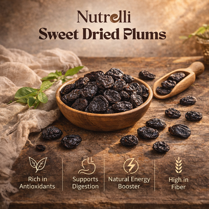 Nutrelli Premium Dried Plums (Prunes) – 1KG