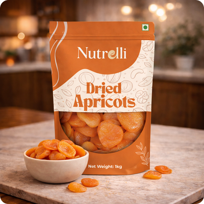 Nutrelli Premium Dried Apricots(1 Kg)