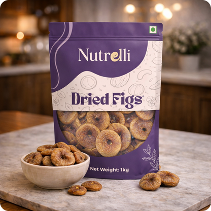 Nutrelli Premium Dried Figs(1Kg)