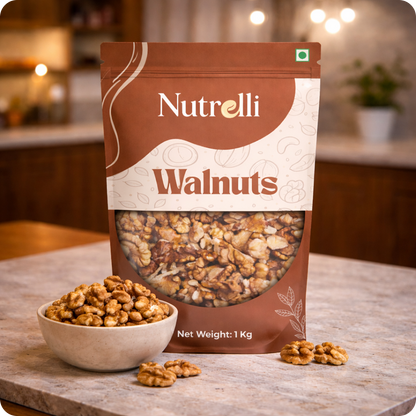 Nutrelli Premium Walnut Kernels (1KG)